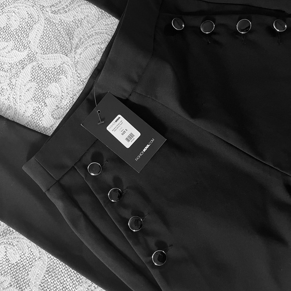 NWT Fashion Moda | Vintage Black Pants - Picture 5 of 7